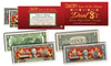 2026 YEAR OF THE HORSE $1 & $2 Lunar New Year Set - DUAL 8’s GOLD HORSES in Red Envelope Ltd. 8,888 Sets