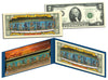 Chinese NINE DRAGON WALL at the FORBIDDEN CITY $2 Bill U.S. Legal Tender Currency - Beijing China