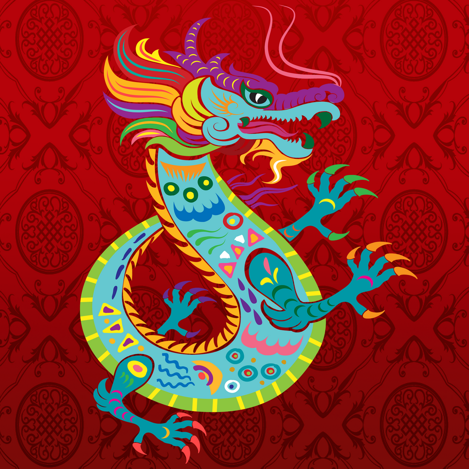 2024 Chinese New Year * YEAR OF THE DRAGON * POLYCHROMATIC 8
