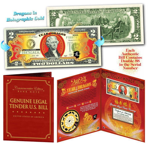 Official Chinese New Year Lucky Dollar Money: Real 2.0 USD. Bankable & –  Holiday Dollars
